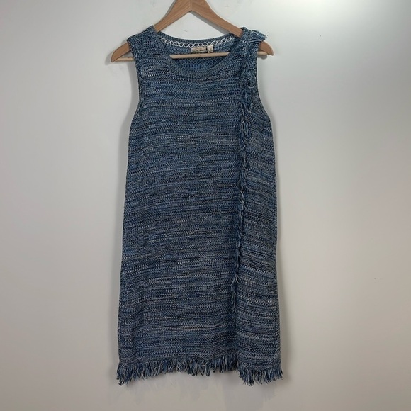 Anthropologie Holding Horses Knit Fringe Sweater Dress Size Extra Small - Picture 2 of 10